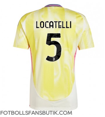 Juventus Manuel Locatelli #5 Replika Bortatröja 2024-25 Kortärmad